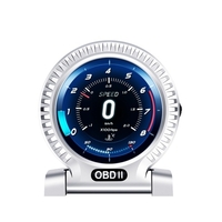 Instrument de voiture OBD LCD compteur de vitesse haute définition outil de diagnostic de voiture OBDⅡ élimination du code d
