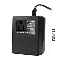 Intelligent Efficient Household 200W AC 220V à 110V Step Down Transformer Voltage Converter Travel Power Adapter