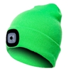 Interface USB Sport tricot chapeau lampe automne hiver saison sport de plein air pêche équitation garder au chaud chapeau
