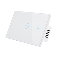 Interrupteur de commande vocale intelligent Wi-Fi Télécommande sans neutre ni concentrateur requis