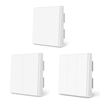 Interrupteur mural Aqara D1 ZigBee télécommande intelligente sans fil ligne zéro avec interrupteurs à 3 clés neutres