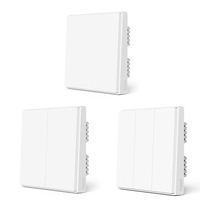 Interrupteur mural Aqara D1 ZigBee télécommande intelligente sans fil ligne zéro avec interrupteurs à 3 clés neutres