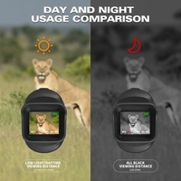 IR Vision nocturne infrarouge portée de vision nocturne Mini Portable monoculaire numérique infrarouge dispositif de détection de nuit à tube unique dispositif de Vision nocturne fonction Photo/vidéo/lecture jour et nuit double usage pour la chasse e