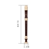 IRIN ABS Alto Recorder Enregistreur de style baroque à 8 trous Instrument détachable avec support pour les doigts et sac de transport Classe Instruments à vent pour la musique Café