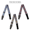 IRIN GS-02 Sangles de guitare réglables pour broderie pour guitares électriques acoustiques Accessoires basses Bleu