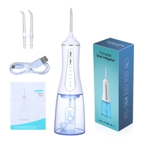 Irrigateur oral dentaire portable Rechargeable sans fil puissant nettoyeur de dents pour hydropulseur détachable