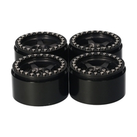 Jante de roue en métal Beadlock jantes moyeu 4 pièces Compatible avec AXIAL SCX10 90046 traxxas TRX4 RC4WD D90 hsp redcat tamiya hpi voiture RC