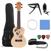 Jaoques Kit Ukulélé Concert 23 Pouces Épicéa Massif