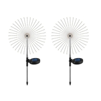 Jardin solaire extérieur lumières décoratives 150 LED chaîne paysage lumière-bricolage fleurs feux d