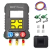 Jauge de collecteur numérique compteur de réfrigérant électronique jauge de vide HVAC testeur de température de pression climatiseur de voiture Instrument de Diagnostic