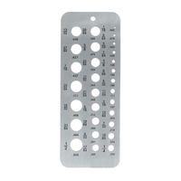 Jauges de perçage en acier inoxydable pour embouts de 17/64 à 1/2 pouce 0, 062-0, 250 Jauge d