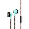 JCALLY EP02 3.5mm casque filaire avec Microphone téléphone intelligent écouteurs dynamiques tête plate musique écouteur casque
