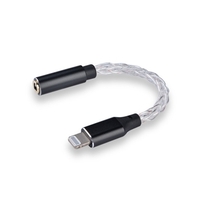 JCALLY JM08L Lightning Audio Adapter Converter MFI Certified Lightning to 3.5mm Headphone Cable Adapter Replacement for iPhone 12 Pro Max SE 11 Pro Max XR XS 8 Plus