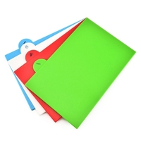 Jeu de 4 planches à découper avec planche à découper à code couleur
