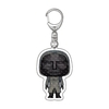 Jeu de calmars porte-clés coréen TV personnage pendentif porte-clés en métal ornement de noël cercle porte-clés pour la fabrication d