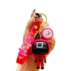 Jeu de calmars porte-clés coréen TV personnage pendentif porte-clés en métal ornement de noël porte-clés pour la fabrication d