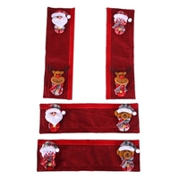 Jeu de coquilles de porte de réfrigérateur pour Noël
