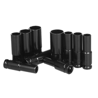 Jeu de douilles à chocs hexagonales à entraînement 1/2 pouce 15 pièces douilles profondes tailles métriques 8-32 mm en acier au carbone avec boîte de rangement