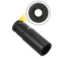 Jeu de douilles à chocs hexagonales à entraînement 1/2 pouce 20 pièces douilles profondes tailles métriques 8-32 mm en acier au carbone avec boîte de rangement