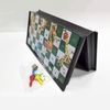 Jeux de société magnétiques portables Ludo Serpents et échelles classiques Jeu d