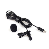 JH-042 Microphone Lavalier Type-C Microphone à condensateur omnidirectionnel Superbe son pour l