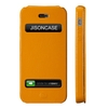 Jisoncase Flip exécutif Etui Housse pour iPhone 5