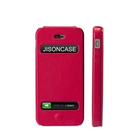 Jisoncase Flip exécutif Etui Housse pour iPhone 5