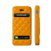 Jisoncase Flip Matelasse cuir Etui Housse pour iPhone 5