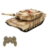 JJRC Q90 RC réservoir 1/24 télécommande militaire bataille réservoir jouet tire avec lumières sons réalistes véhicule RC 330 ° tourelle rotative