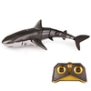 Jouet de requin télécommandé 2.4GHz RC Shark pour eau de pulvérisation de piscine avec lumières LED