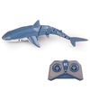 Jouet de requin télécommandé 2.4GHz RC Shark pour eau de pulvérisation de piscine avec lumières LED