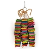Jouets pour balançoires pour oiseaux Jouets pour oiseaux Oiseaux à mâcher Jouets suspendus pour Perroquets Oiseaux
