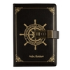 Journal intime vintage avec serrure B6 Couverture en PU Cahier rétro Mot de passe à 3 chiffres Serrure à combinaison Journal privé Ligne Pages Écriture Cadeau pour fille femme garçon