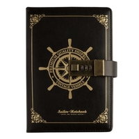 Journal intime vintage avec serrure B6 Couverture en PU Cahier rétro Mot de passe à 3 chiffres Serrure à combinaison Journal privé Ligne Pages Écriture Cadeau pour fille femme garçon