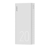 JOWAY Portable Source bidirectionnelle Charge rapide légère PD 3.0 Power-Bank 20000mAh 22.5W USB C batterie externe avec 3 ports de charge USB