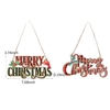 Joyeux noël pendentifs ornement coloré bois suspendus signe joyeux noël arbre de noël suspendus décorations bricolage noël fête ornements