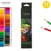 JOYWISH 12/18/24/36/48/72 Crayons de couleur Ensemble de crayons de couleur professionnels à l