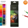 JOYWISH 12/18/24/36/48/72 Crayons de couleur Ensemble de crayons de couleur professionnels à l