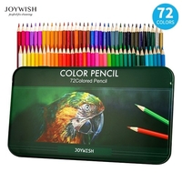 JOYWISH 12/18/24/36/48/72 Crayons de couleur Ensemble de crayons de couleur professionnels à l