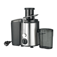 Juicers électriques centrifuges de 800 W Anti-goutte 2 Vitesse réglable avec une cruche de jus et un contenant à pâte pour fruits et légumes