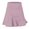 Jupe de sport 2 en 1 pour femmes avec poches pour shorts Jupes athlétiques taille haute à volants à séchage rapide pour l