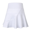 Jupe de sport 2 en 1 pour femmes avec poches pour shorts Jupes athlétiques taille haute à volants à séchage rapide pour l
