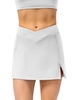 Jupes de tennis pour femmes avec poches 2-en-1 Liner Shorts pour entraînement Golf Sportwear