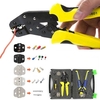 JX-D 5301 pince à sertir à cliquet outil de sertissage kit de dénudage de fil de câble pour la maintenance électrique