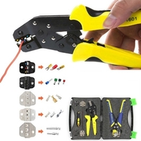 JX-D 5301 pince à sertir à cliquet outil de sertissage kit de dénudage de fil de câble pour la maintenance électrique