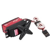 JX PDI-HV2545MG Servo de queue haute tension numérique à engrenages en métal 25g pour avion à voilure fixe hélicoptère RC 450 500