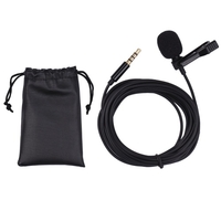 K03 Microphone professionnel micro à revers omnidirectionnel avec micro d