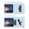 K10 Micro-cravate sans fil Clip-on Mic Plug & Play Type-C pour téléphone Pad PC avec suppression du bruit pour Vlog Gaming Streaming Podcasting Recording