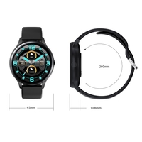 K21 Montre Intelligente Thermomètre corporel Bracelet Tracker Fitness Bracelet Sport Intelligent Moniteur de Sommeil de Fréquence Cardiaque Bracelet Test de Pression Artérielle Écran Couleur IP68 Message Imperméable à L