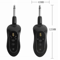K380Y système de guitare sans fil émetteur-récepteur de guitare rechargeable ensemble guitare électrique ramassage de basse